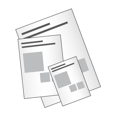 Toon details van 1. Flyers ongevouwen